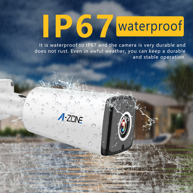IP67 waterdichte IP Veiligheidscamera 1 Megapixel voor Bedrijfveiligheid